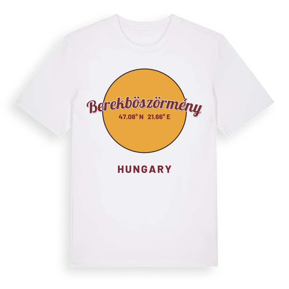 Berekböszörmény cirkel t-shirt – White, i miljö