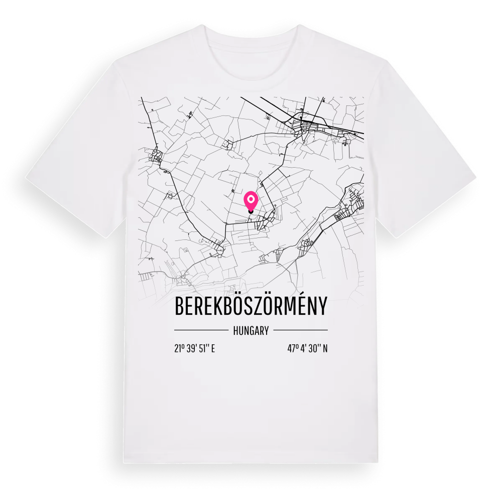 Berekböszörmény karta t-shirt – White, i miljö