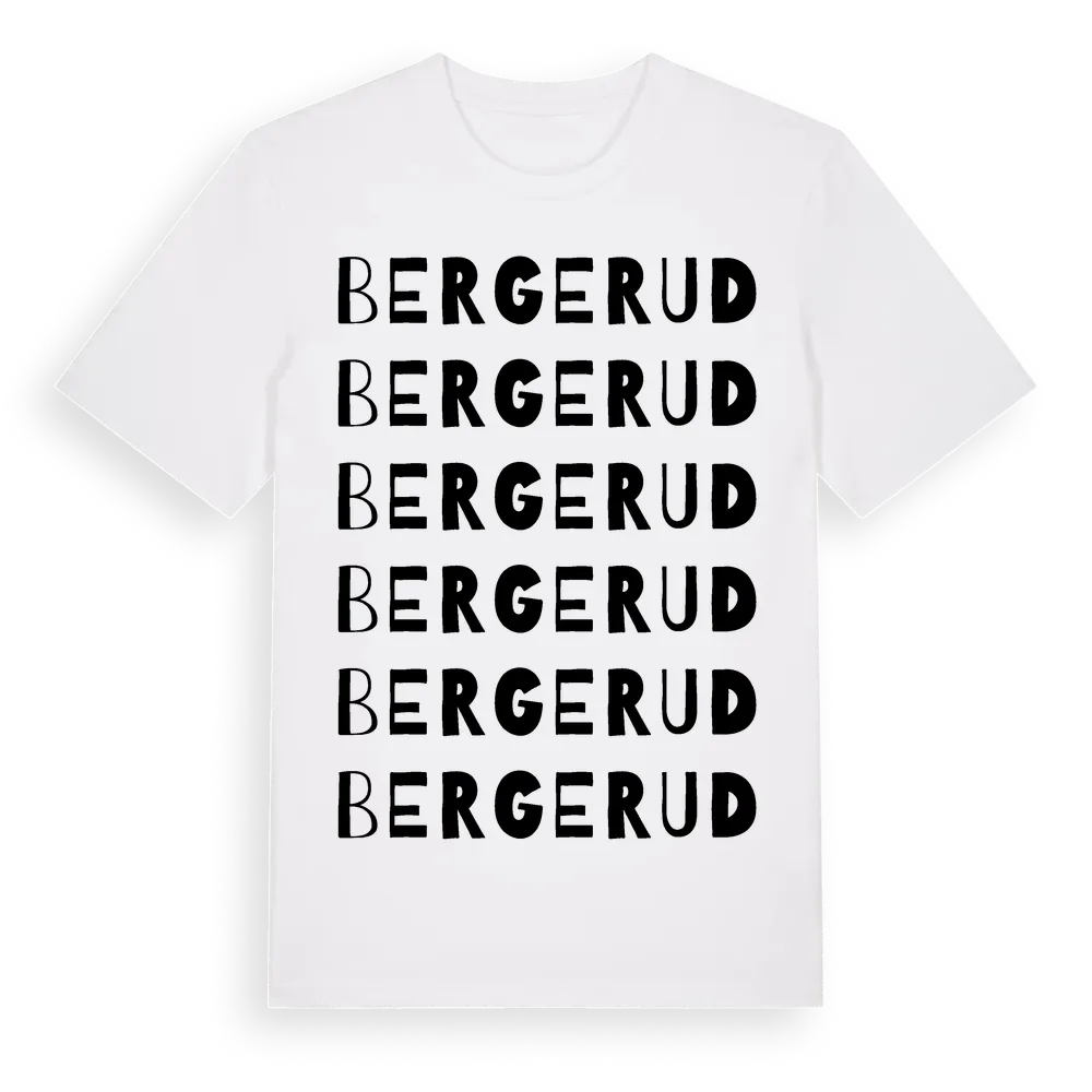 Bergerud ordlek t-shirt i miljö