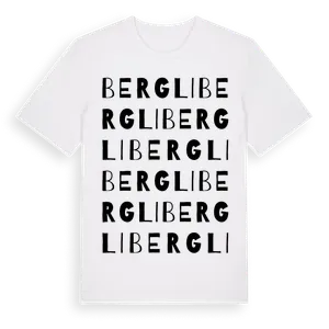 Bergli ordlek t-shirt – ekologisk bomull t-shirt från Pinshirt