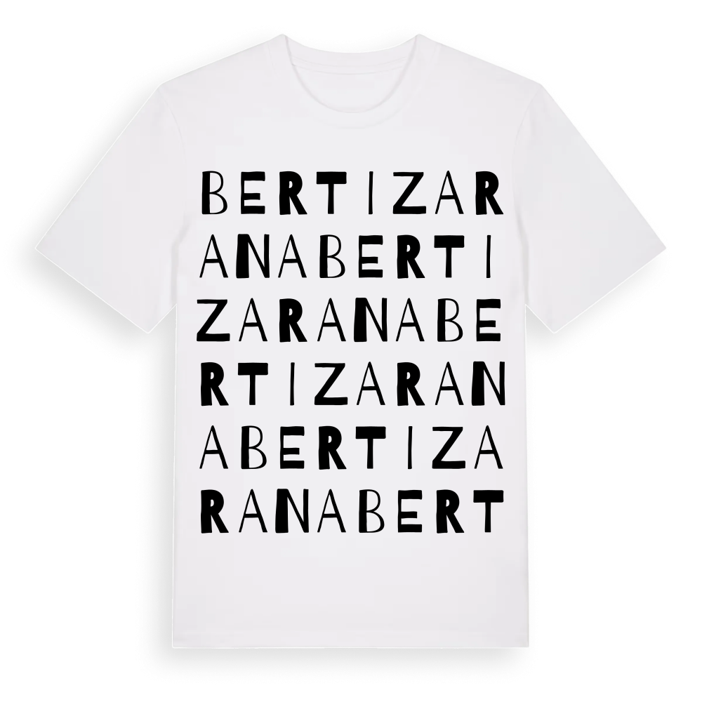 Bertizarana ordlek t-shirt – White, i miljö