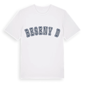 Besenyőd college t-shirt – ekologisk bomull t-shirt från Pinshirt