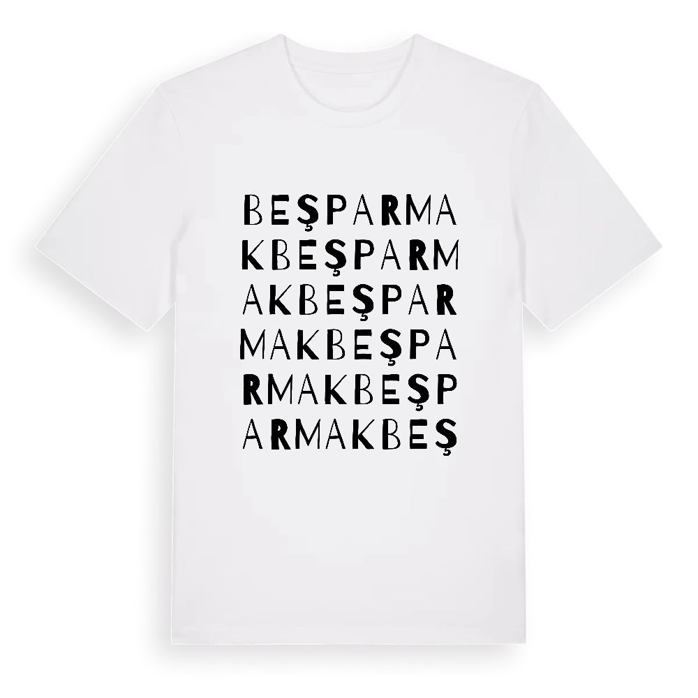 Beşparmak ordlek t-shirt – White, i miljö