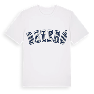 Beteró college t-shirt – ekologisk bomull t-shirt från Pinshirt