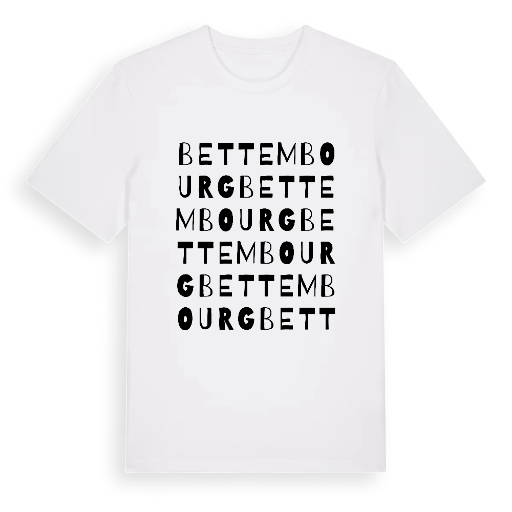 Bettembourg ordlek t-shirt – White, i miljö