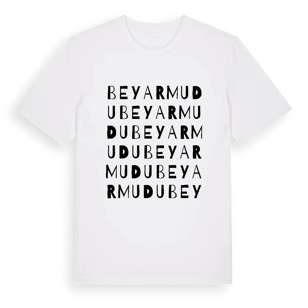 Beyarmudu ordlek t-shirt – White, i miljö