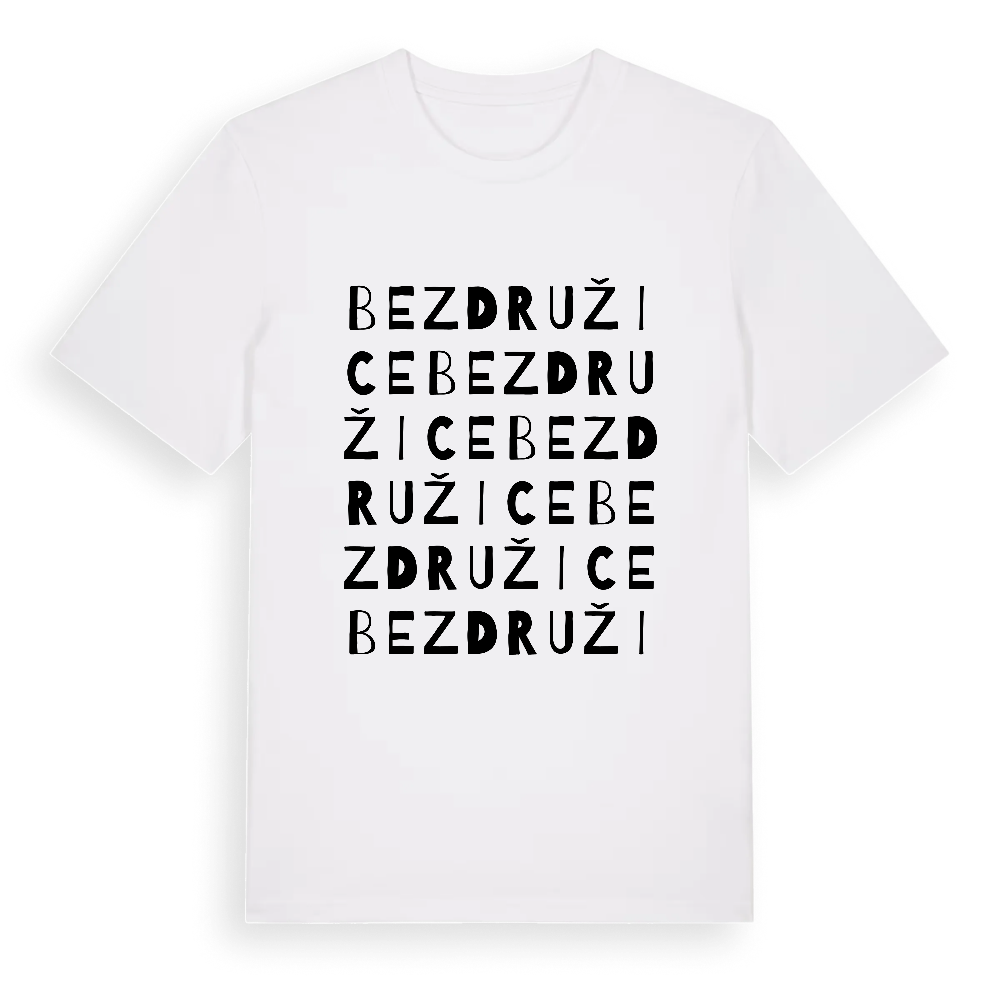 Bezdružice ordlek t-shirt – White, i miljö