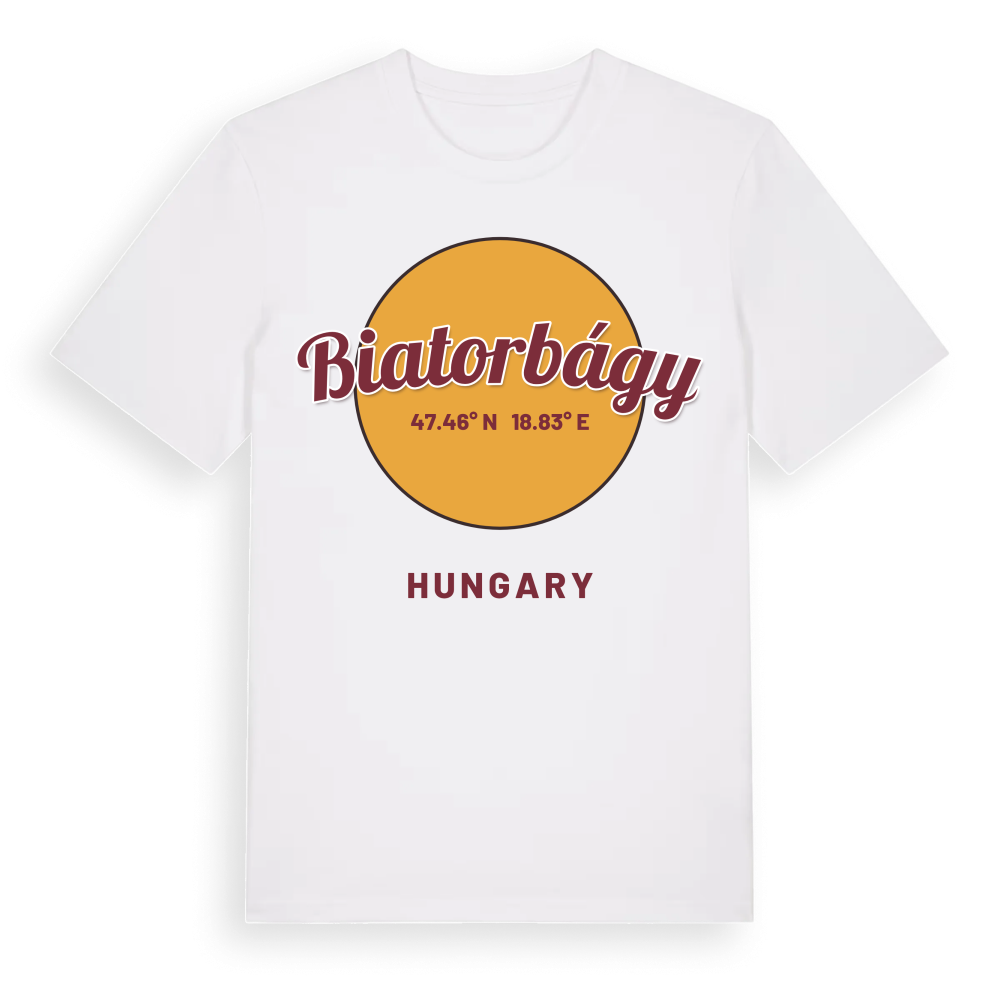 Biatorbágy cirkel t-shirt – White, i miljö