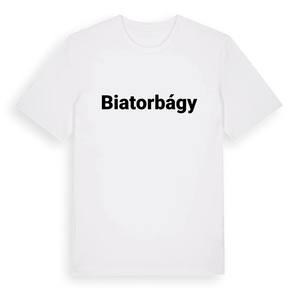Biatorbágy fetstil t-shirt – White, i miljö