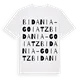 Bidania-Goiatz ordlek t-shirt