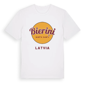 Bieriņi cirkel t-shirt – ekologisk bomull t-shirt från Pinshirt