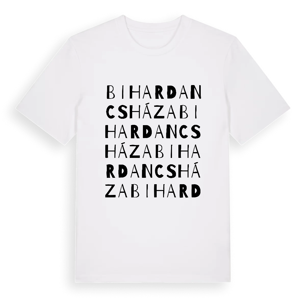 Bihardancsháza ordlek t-shirt – White, i miljö