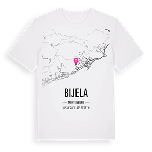 Bijela karta t-shirt – ekologisk bomull t-shirt från Pinshirt