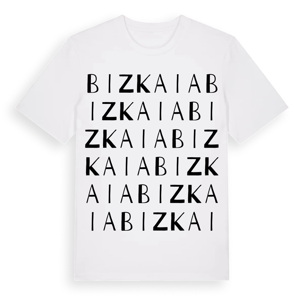 Bizkaia ordlek t-shirt – White, i miljö