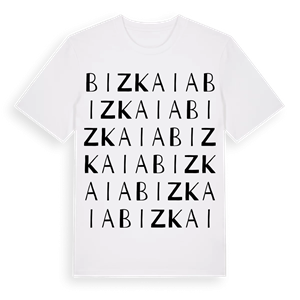 Bizkaia ordlek t-shirt – ekologisk bomull t-shirt från Pinshirt
