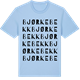 Blue Soul t-shirt med Bjørkebekk ordlek t-shirt