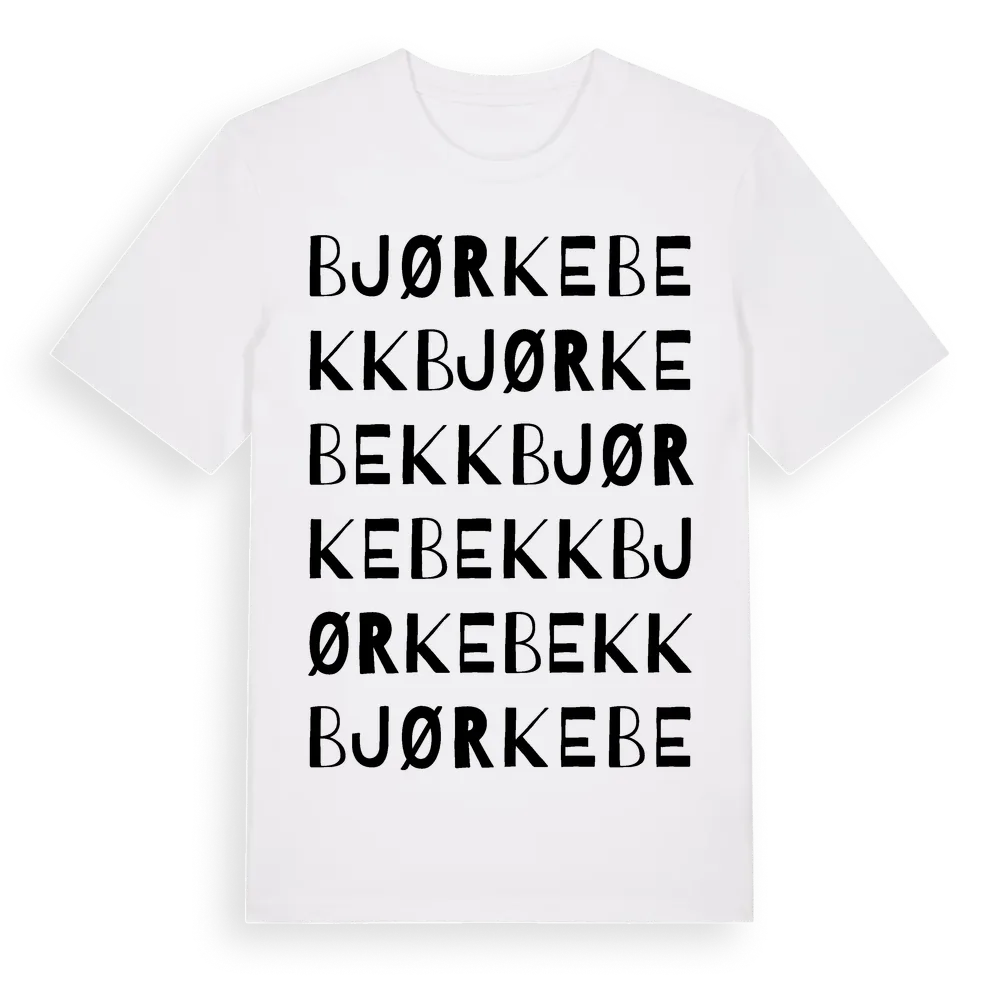 Bjørkebekk ordlek t-shirt i miljö