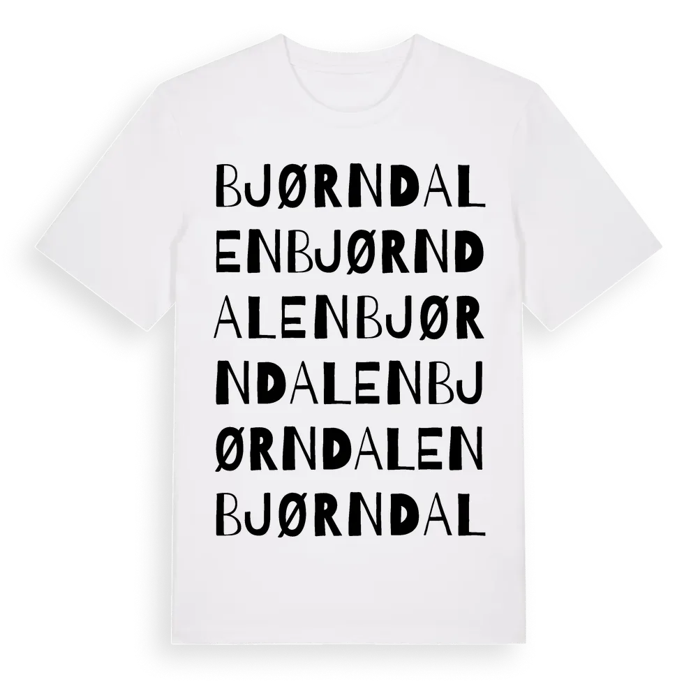Bjørndalen ordlek t-shirt i miljö