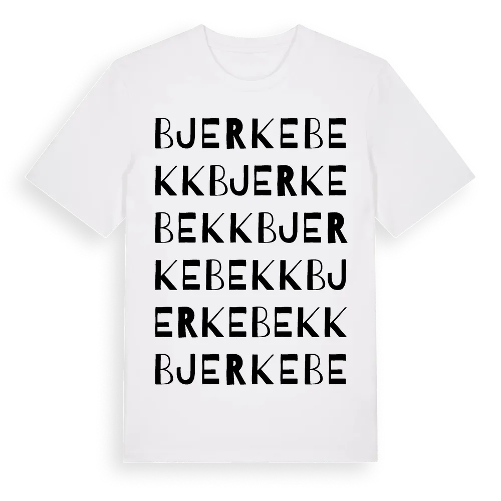 Bjerkebekk ordlek t-shirt i miljö
