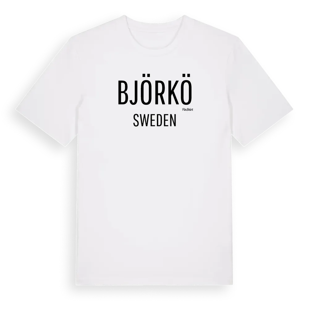 Björkö i Sverige t-shirt i miljö