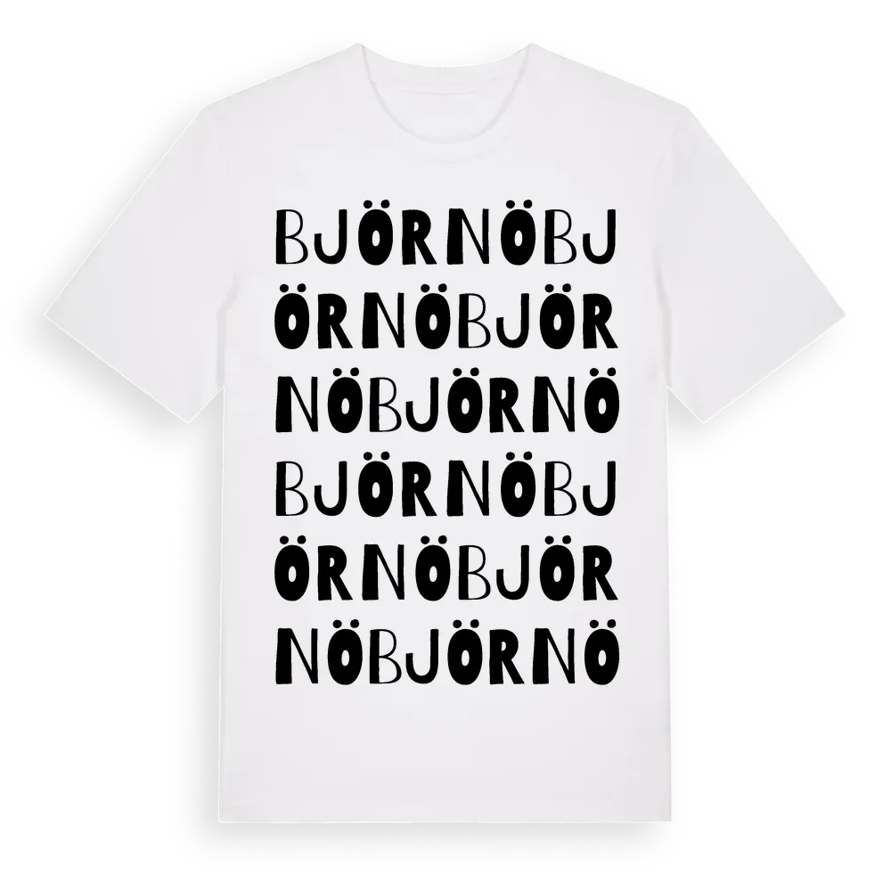 Björnö ordlek t-shirt i miljö