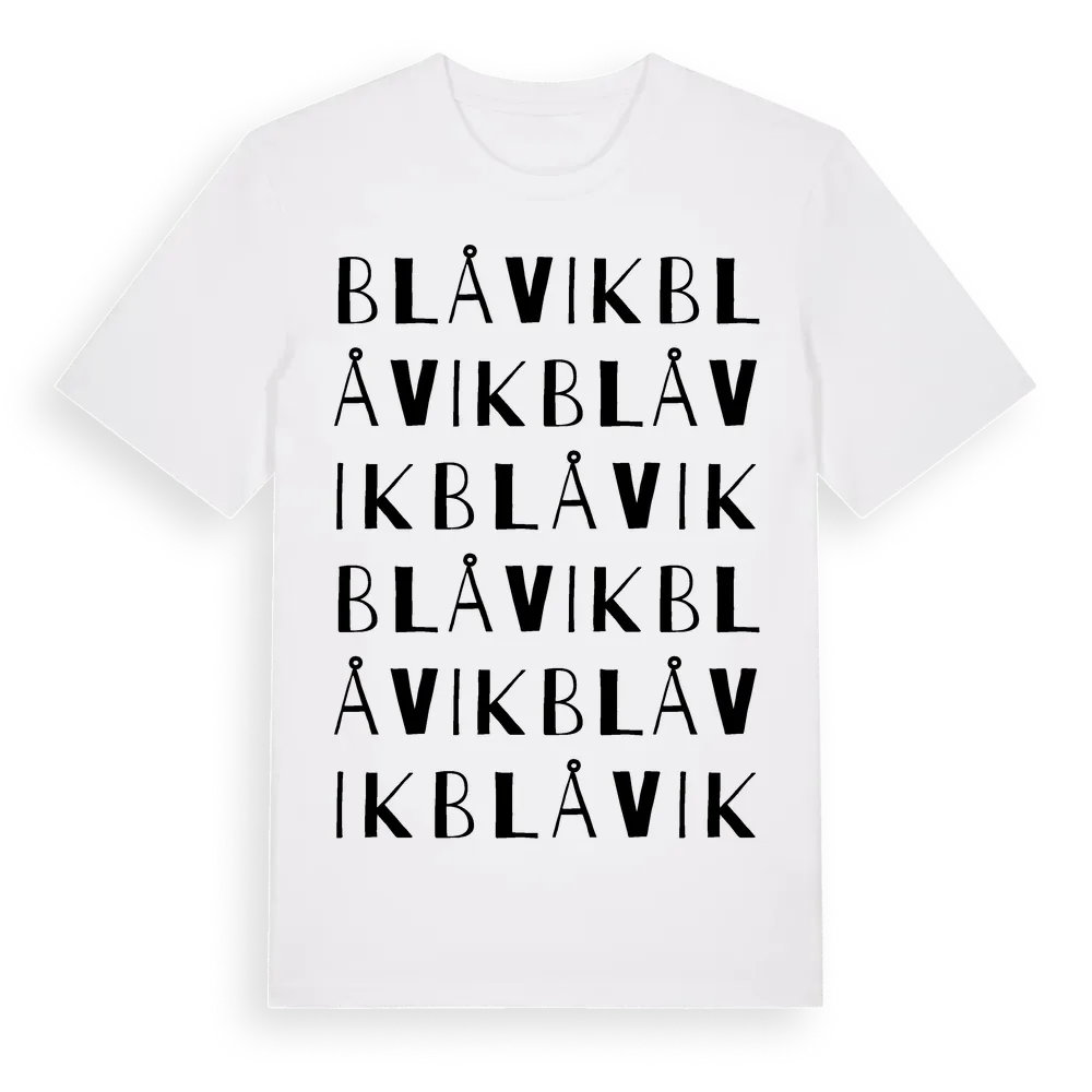 Blåvik ordlek t-shirt i miljö