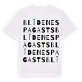 Blīdenes pagasts ordlek t-shirt
