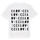 Blovice ordlek t-shirt