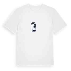 Bő college t-shirt – ekologisk bomull t-shirt från Pinshirt