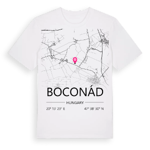 Boconád karta t-shirt – ekologisk bomull t-shirt från Pinshirt