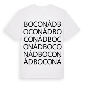 Boconád ordlek t-shirt – ekologisk bomull t-shirt från Pinshirt