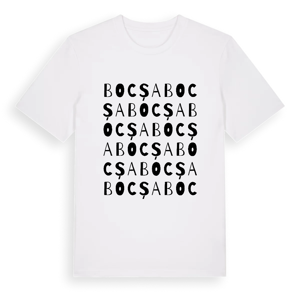 Bocșa ordlek t-shirt – White, i miljö