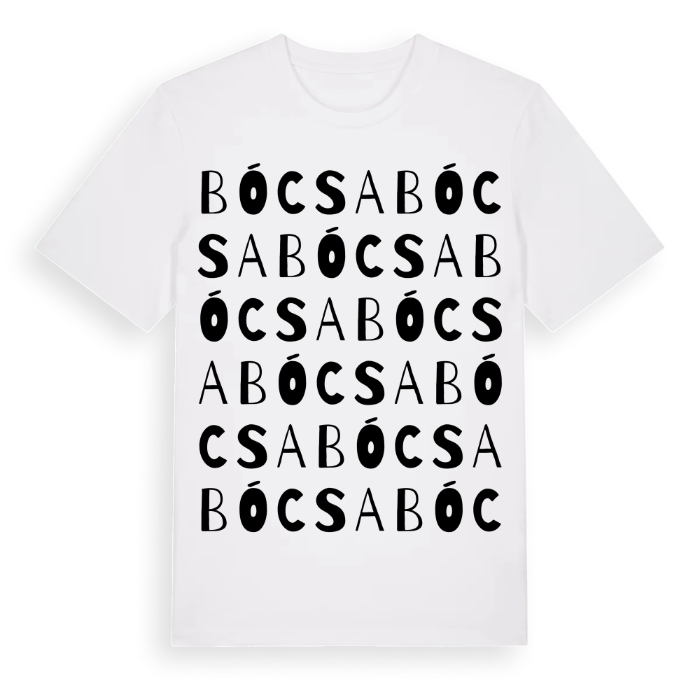 Bócsa ordlek t-shirt – White, i miljö