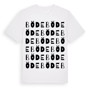 Böde ordlek t-shirt – ekologisk bomull t-shirt från Pinshirt