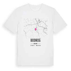 Bodrog karta t-shirt – ekologisk bomull t-shirt från Pinshirt