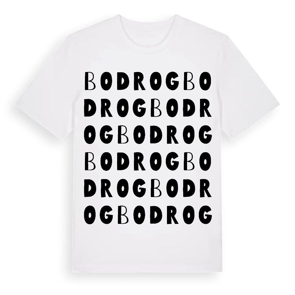 Bodrog ordlek t-shirt – White, i miljö