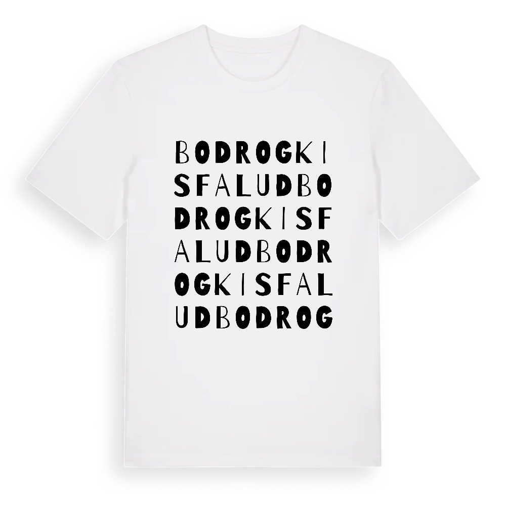 Bodrogkisfalud ordlek t-shirt – White, i miljö