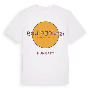 Bodrogolaszi cirkel t-shirt – ekologisk bomull t-shirt från Pinshirt