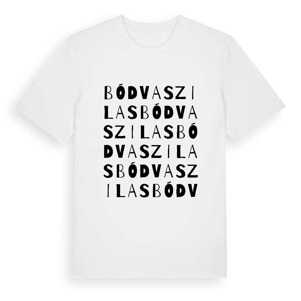 Bódvaszilas ordlek t-shirt – White, i miljö