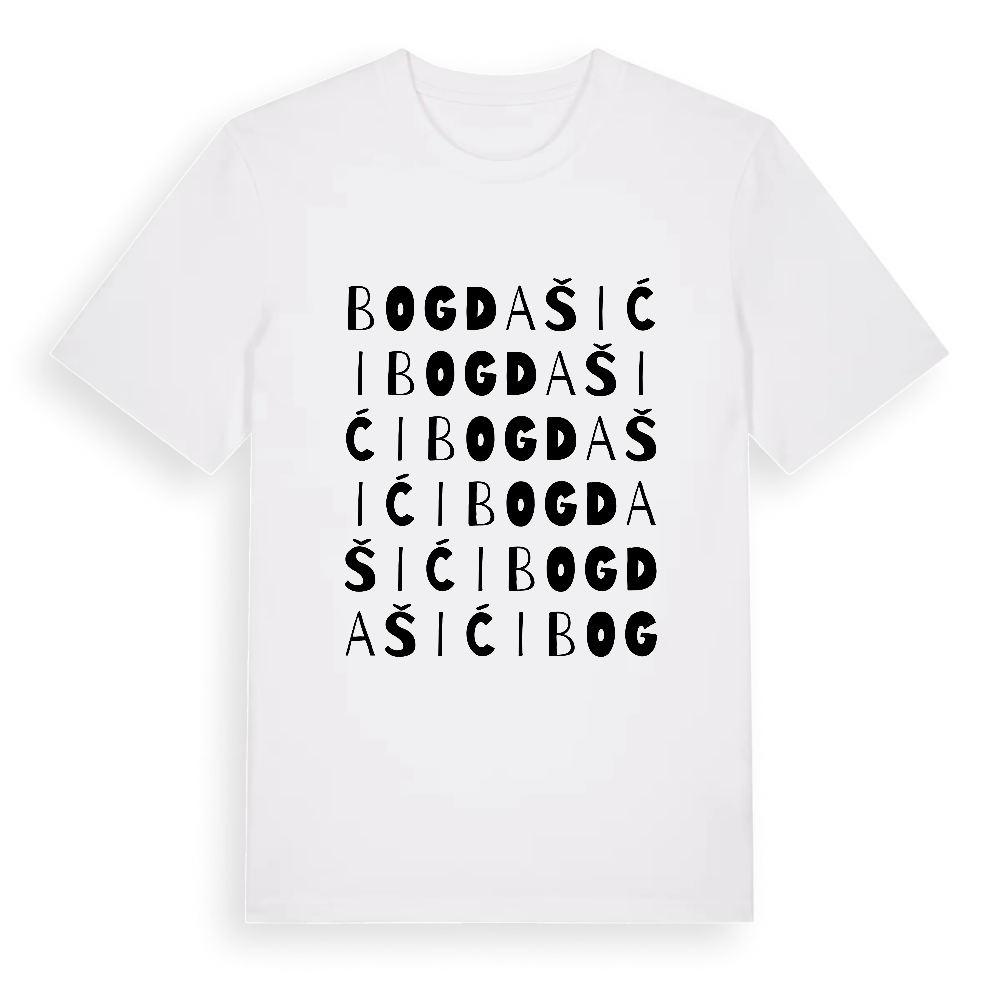 Bogdašići ordlek t-shirt – White, i miljö