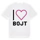 Jag älskar Bojt t-shirt stort tryck