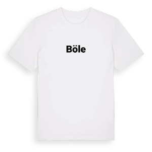 Böle fetstil t-shirt – ekologisk bomull t-shirt från Pinshirt