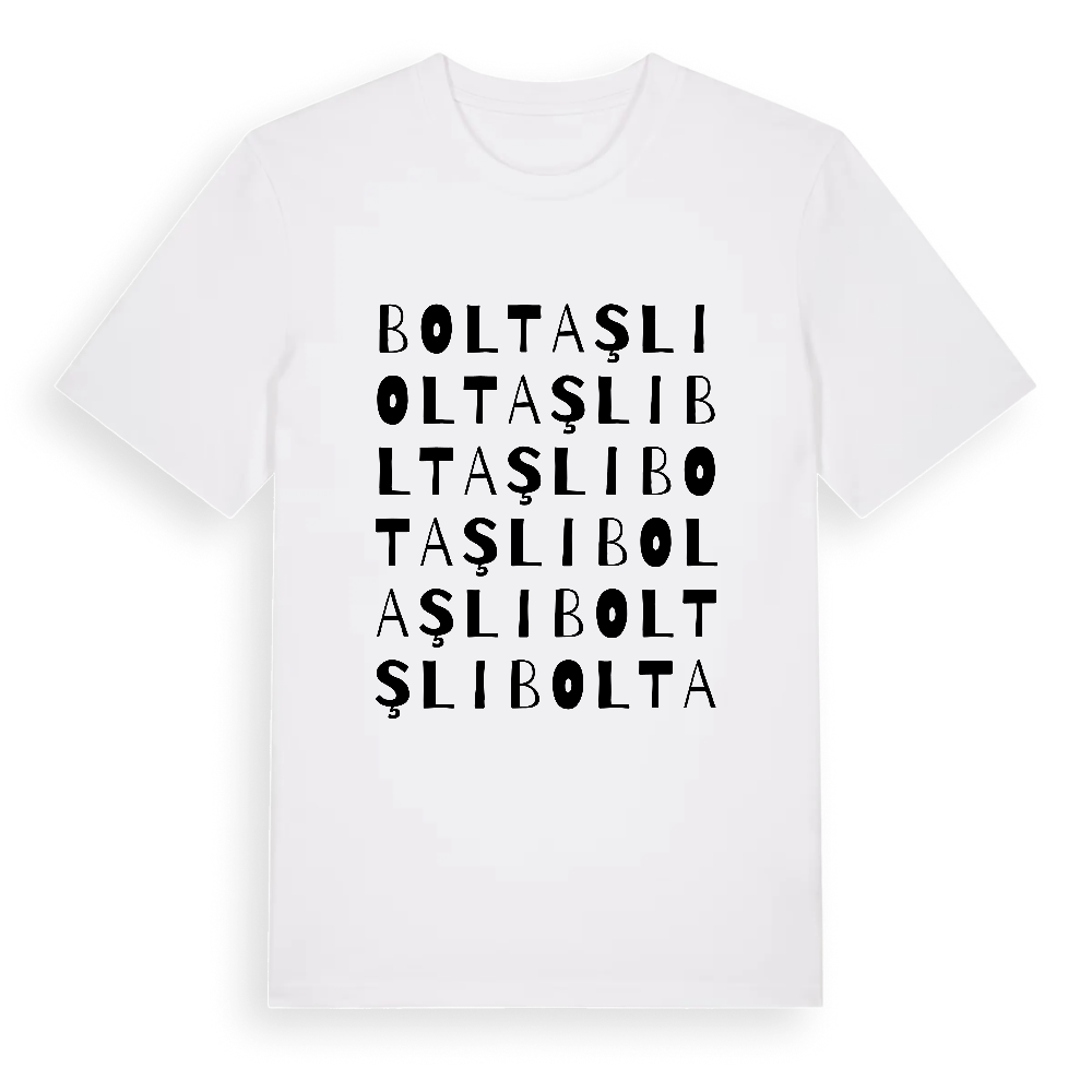 Boltaşlı ordlek t-shirt – White, i miljö