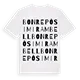 Bonrepòs i Mirambell ordlek t-shirt