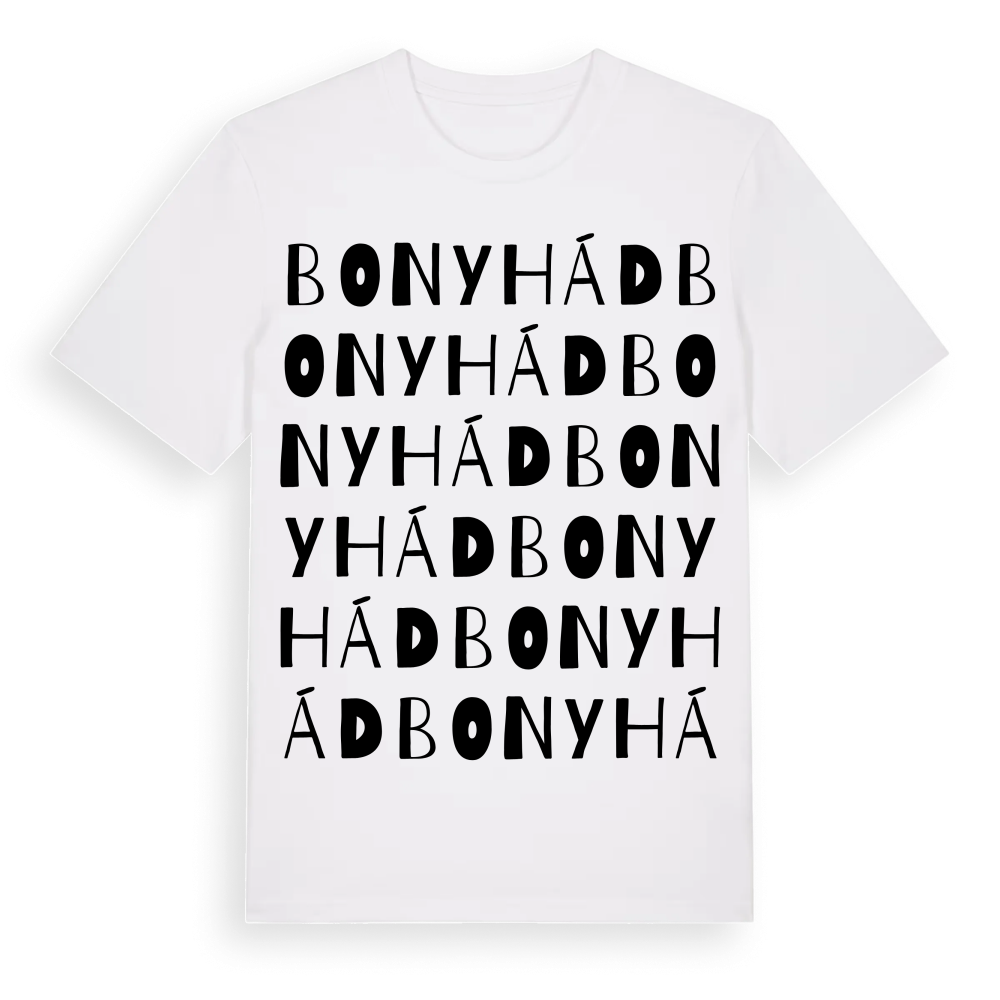 Bonyhád ordlek t-shirt – White, i miljö