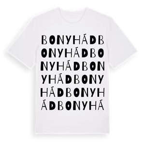 Bonyhád ordlek t-shirt – ekologisk bomull t-shirt från Pinshirt