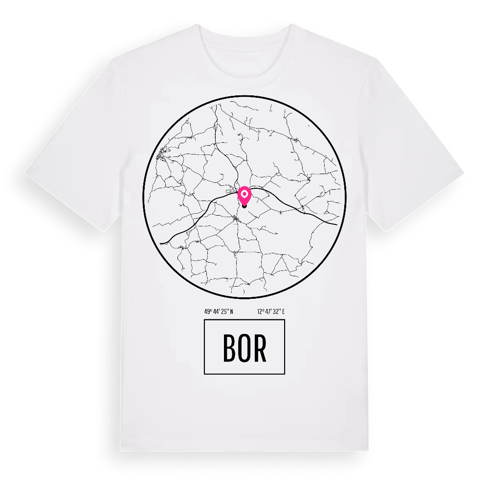 Bor t-shirt – White, i miljö