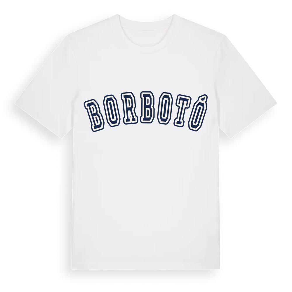 Borbotó college t-shirt – White, i miljö
