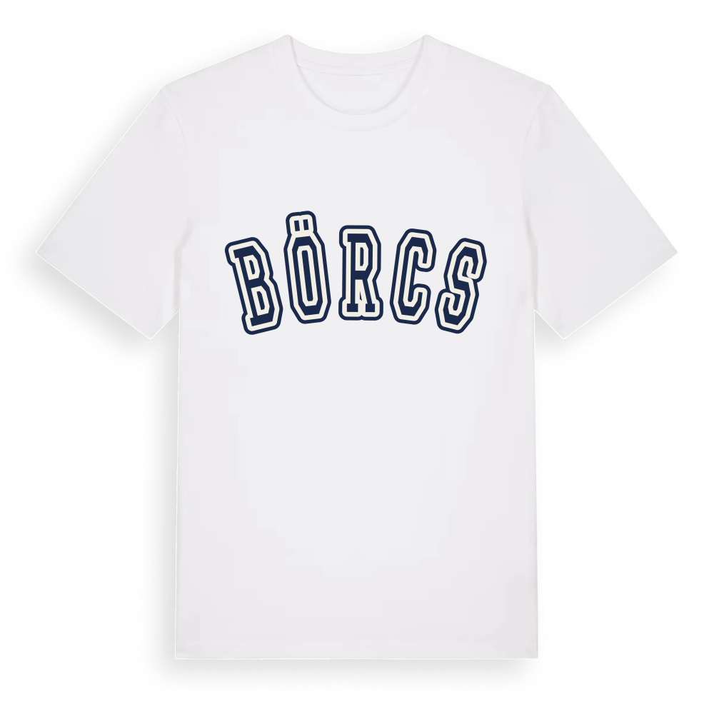 Börcs college t-shirt – White, i miljö