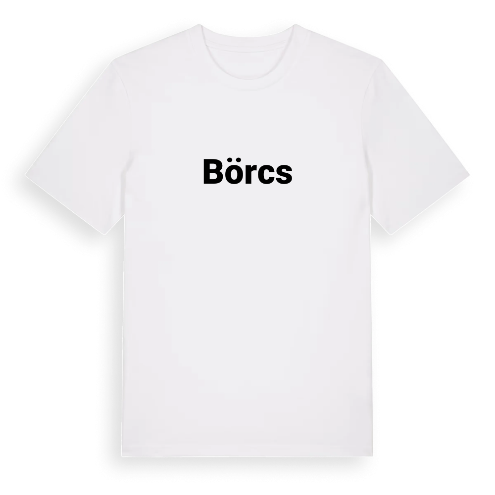 Börcs fetstil t-shirt – White, i miljö